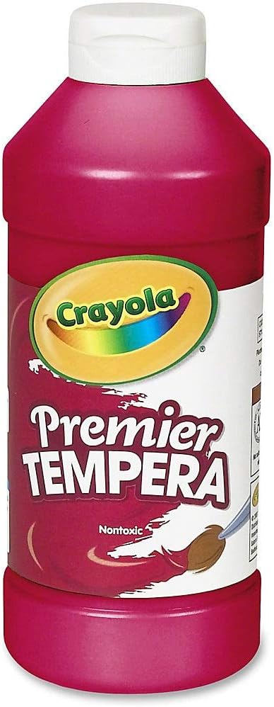 Premier Tempera Paint, Red, 16 oz Rot, Rot