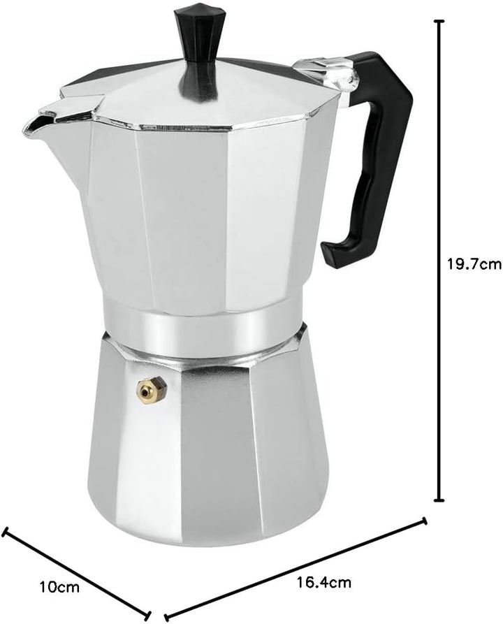 Metaltex 256416010 Espressozubereiter für 6 Tassen Aluguss