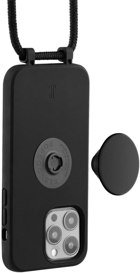 PopSockets x Just Elegance iPhone Hülle - Necklace Case - Handyhülle kompatibel mit iPhone 14 Pro Ma