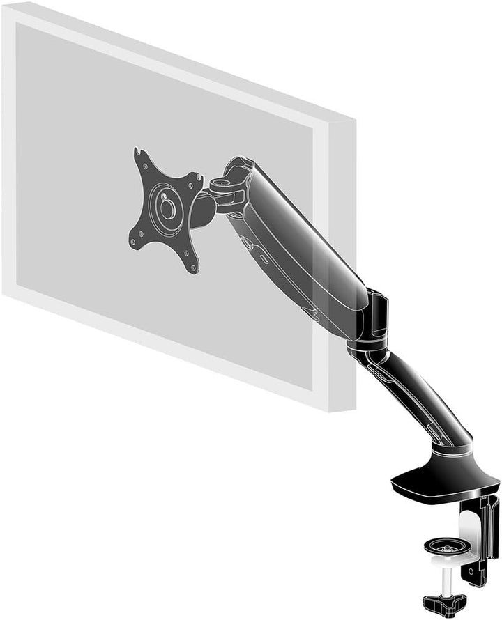 iiyama DS3001C-B1 Single Gas Spring Desk Mounting Arm - Black