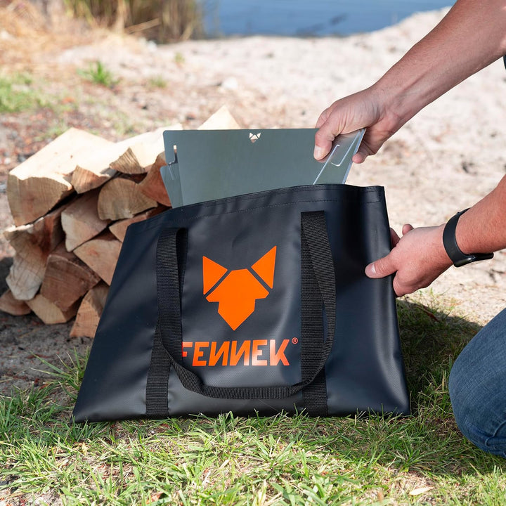 Tasche für FENNEK 2.0 | Zubehör für den mobilen und steckbaren Holzkohle-Grill aus Edelstahl für Cam