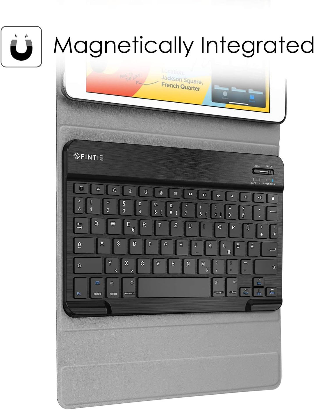 Fintie Tastatur Hülle für iPad 9. Generation (2021)/ 8. Gen (2020) / 7. Gen (2019) 10.2 Zoll - Ultra