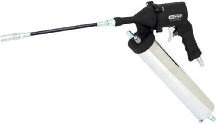 KS Tools 515.3900 Druckluft-Fettpresse mit flexiblem Schlauch und Düse