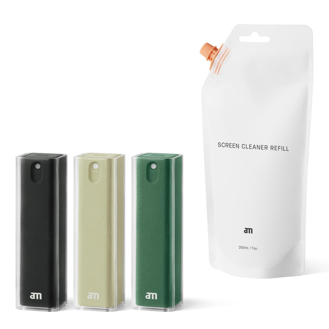 am Bildschirmreiniger Set 3er Pack 200 ml Nachfüllung - Screen Cleaner All-in-One Display Reiniger f