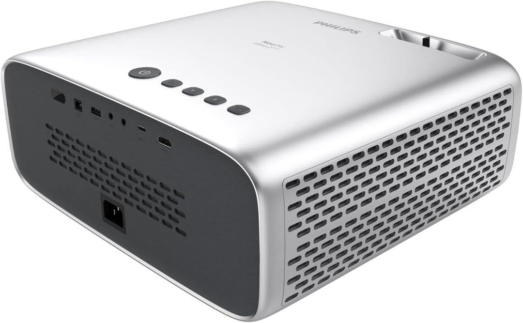 Philips NeoPix Ultra 2TV+, True Full HD 1080p Projector with Android TV, Chromecast Built-in, HDMI &