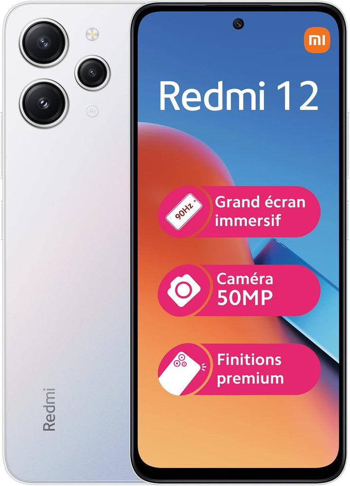 Xiaomi Redmi12 256GB/8GB RAM Dual-SIM polar-silver