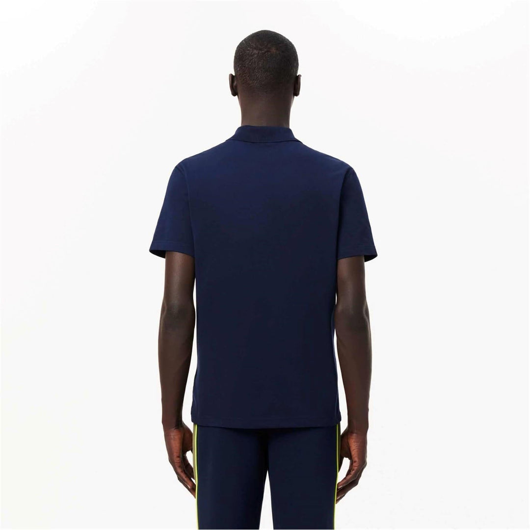 Lacoste Herren Polo-Shirt Kurzarm YH4801, Männer Polo-Hemd,3 Knopf,Regular Fit Polo Hemd XS Marine,