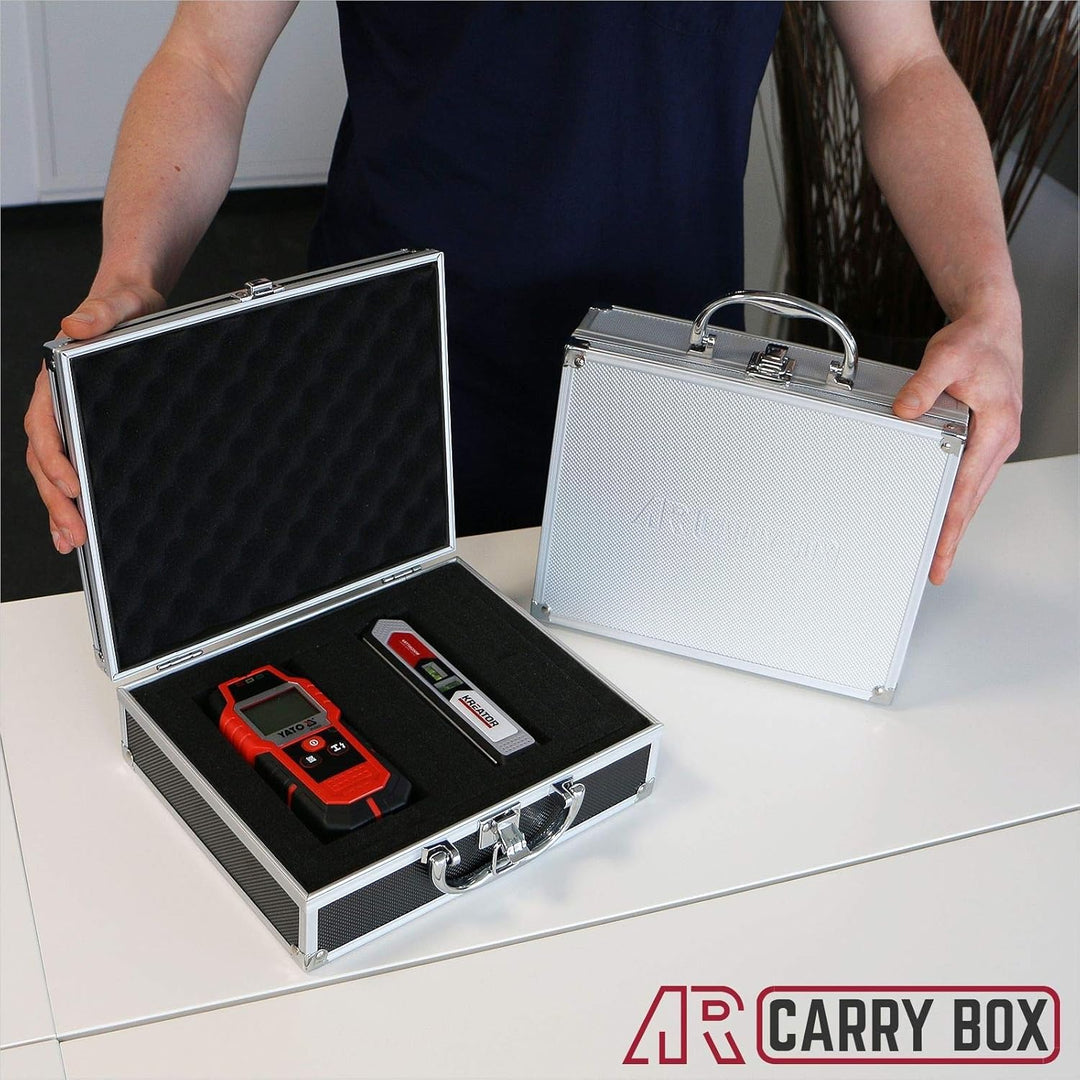 AR Carry Box® Kleine Alubox Alukoffer Aluminium Koffer Werkzeugkoffer leer 260x210x80mm Alu/Schwarz,