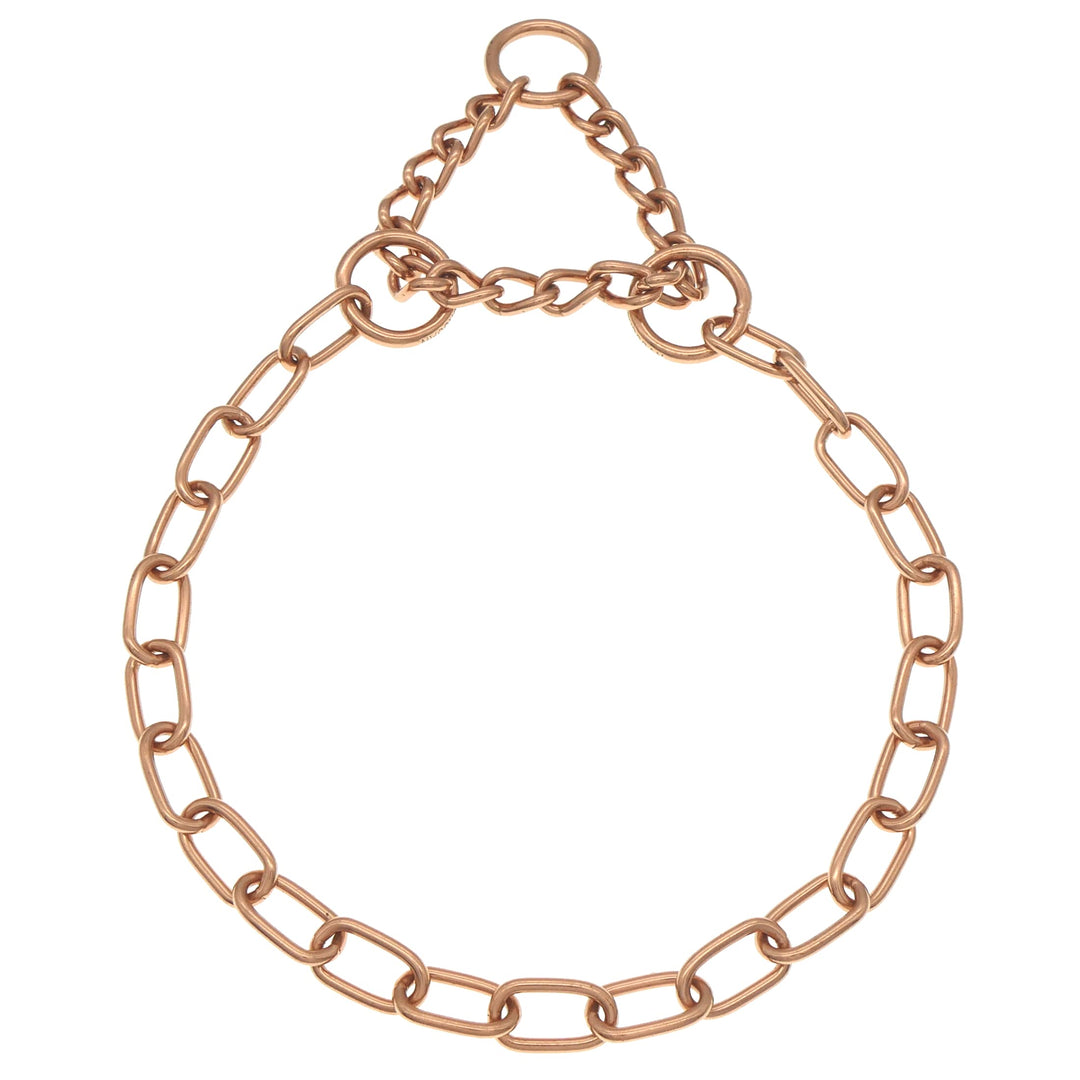 Sprenger Hundehalskette mit Durchzugskette 3 mm I CUROGAN Hundehalsband für kurz- und langhaar Hunde