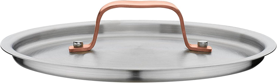 Spring Bratentopf GOURMET, mehrschichtiger Kochtopf mit Deckel aus Edelstahl, backofengeeignet, mit