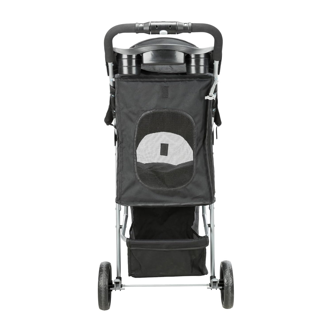TRIXIE Buggy für Hunde, 47 × 100 × 80 CM, 4,6 kg - extra leicht, schwarz, bis 11 kg belastbar - 2895