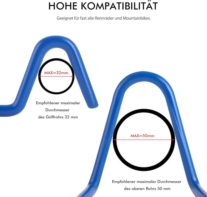 Mimoke Bike Lenkerhalter - Stabilisator Fahrrad für Wartung Reparatur Arbeit Stand verhindern Vorder