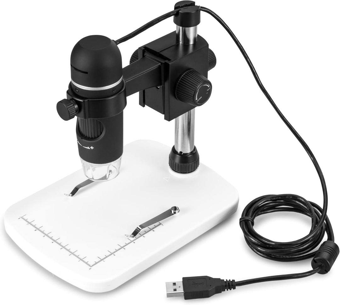 SMART DiProgress HOOKE USB5 5MPX Digitales Mikroskop mit Tisch - Vergrösserung 10X-200X Zoom