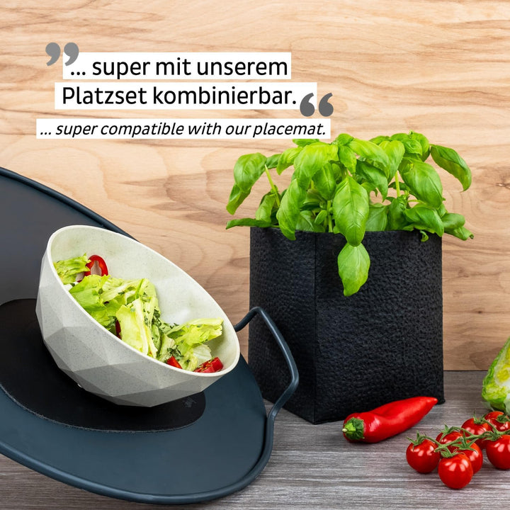silwy® Super-Magnet-Bowl Sand (2er-Set) HIGH-TECH-Kunststoff - perfekt für Camping, Caravaning und B