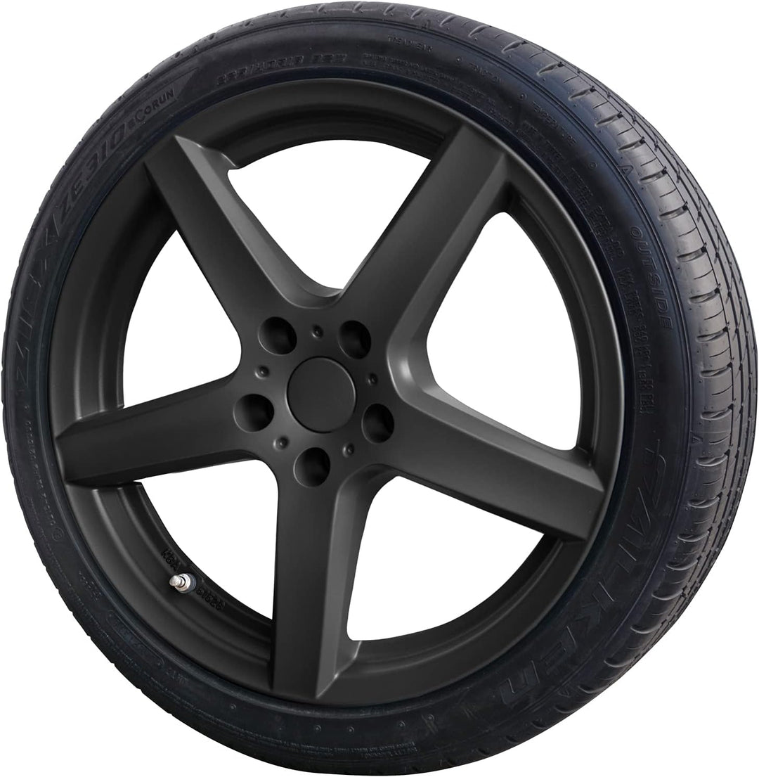 Foliatec Felgen 2K Lack Set, Schwarz Matt, Schwarz Matt