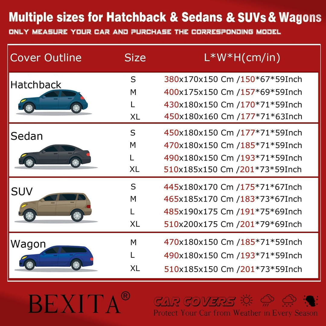 Autoabdeckung Vollgarage Abdeckplane Auto Garage Staubdicht Winddicht Schneedicht UV-Schutz Outdoor