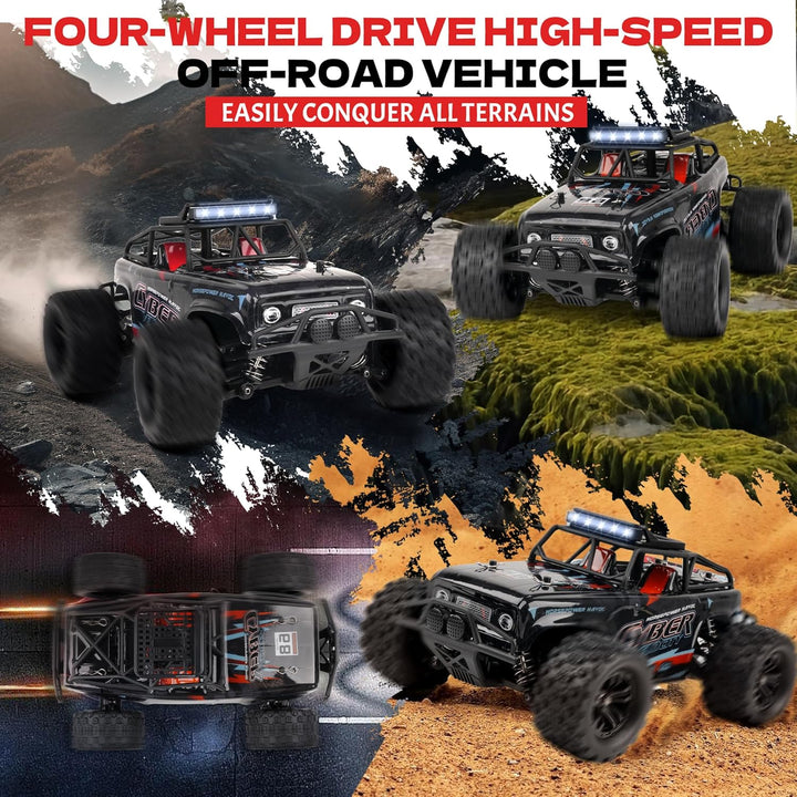 Ferngesteuertes Auto - 1:18 Scales High Speed 40KM/H RC Auto 4WD Offroad-RC-Truck 2 Batterien 2.4GHz