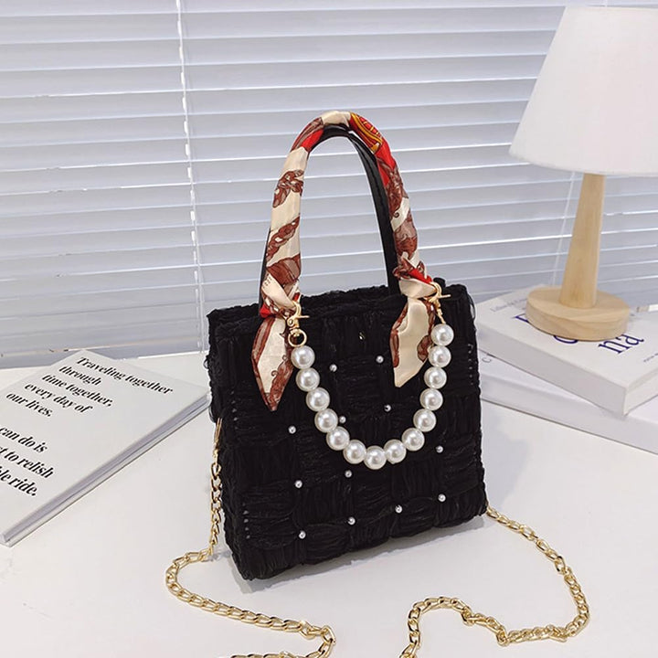 WADORN DIY Strick- Und Häkelhandtaschen-Sets, Handgefertigtes, Gewebtes Taschenherstellungs-Kreuzsti
