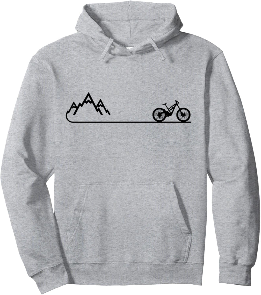 Mountainbike MTB Downhill Fahrrad Mountainbiker Geschenk Pullover Hoodie