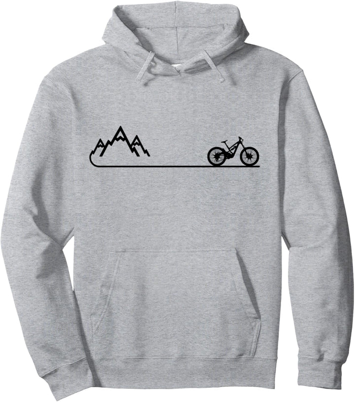 Mountainbike MTB Downhill Fahrrad Mountainbiker Geschenk Pullover Hoodie