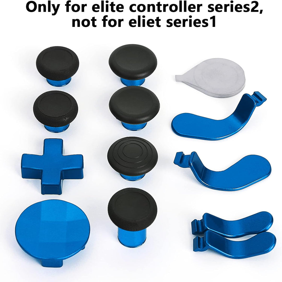 13-in-1 Metall-Daumensticks für Xbox One Elite Series 2, Elite Series 2 Controller-Zubehörteile, Gam