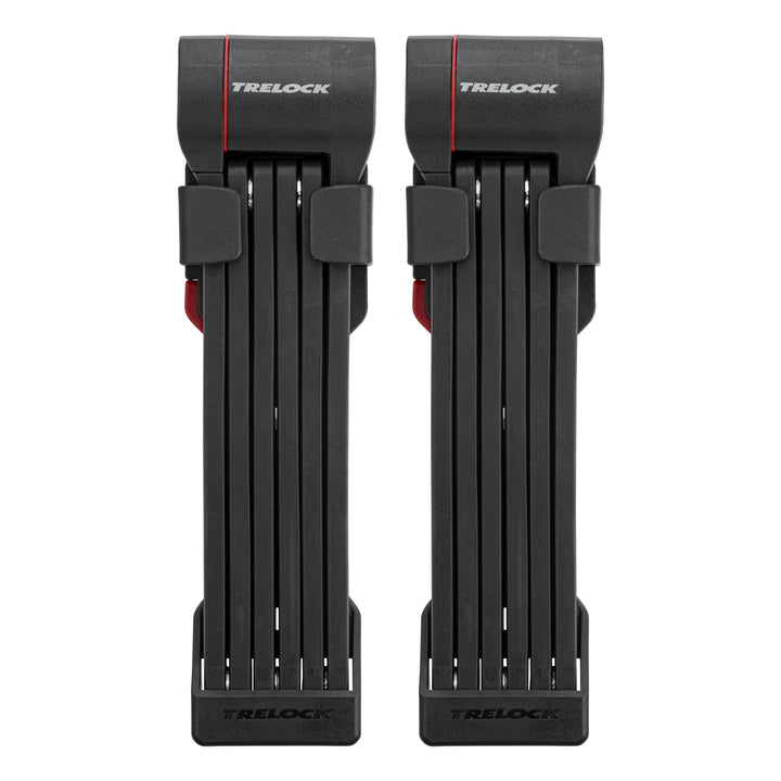TRELOCK 2x FS 480/100 COPS X-Press TWIN – Set mit 2 Faltschlössern – Länge 100 cm – Sicherheitsstufe