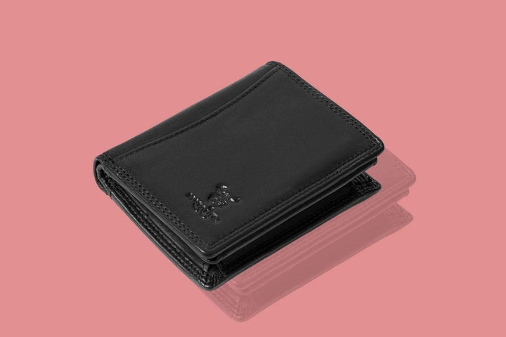 MATADOR Kleines RFID Blocker Portemonnaie Herren Klein Leder | Kleine Geldbörse Herren Slim Wallet m