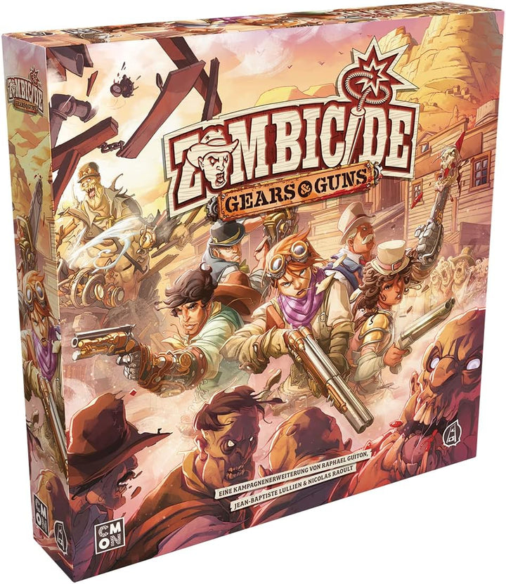 CMON | Zombicide: Undead or Alive – Gears & Guns | Erweiterung | Kennerspiel | Dungeon Crawler | 1-6