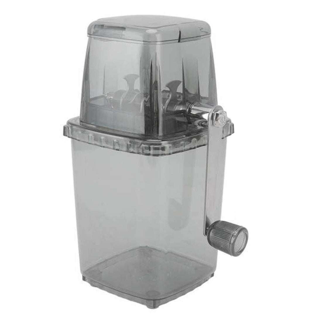 Tragbarer Eiszerkleinerer, 1,25 L, Handgekurbelt, Zum Selbermachen, Manuelle Eiszerkleinerungsmaschi