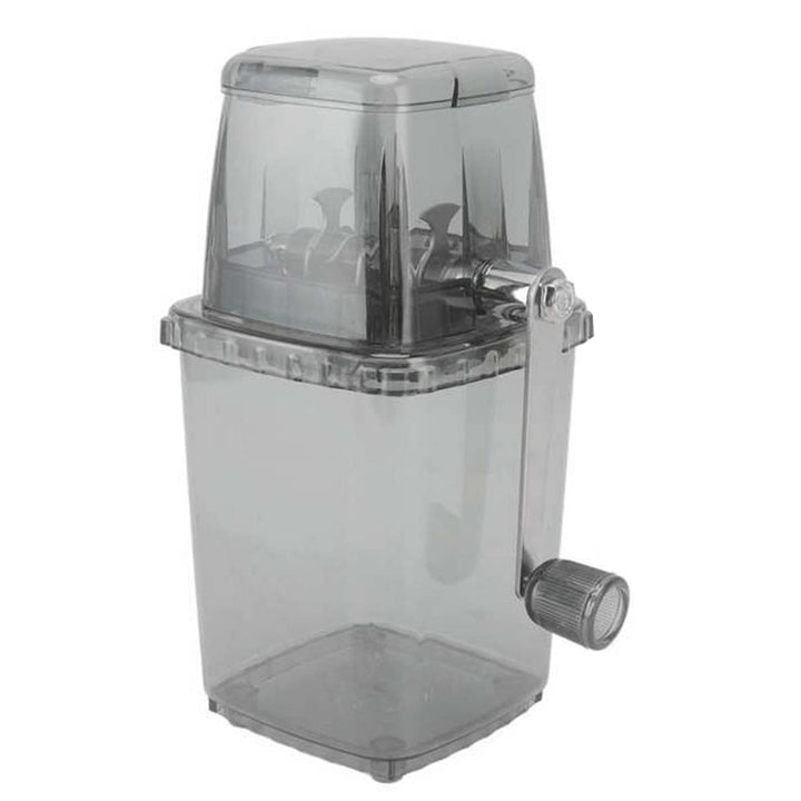 Tragbarer Eiszerkleinerer, 1,25 L, Handgekurbelt, Zum Selbermachen, Manuelle Eiszerkleinerungsmaschi