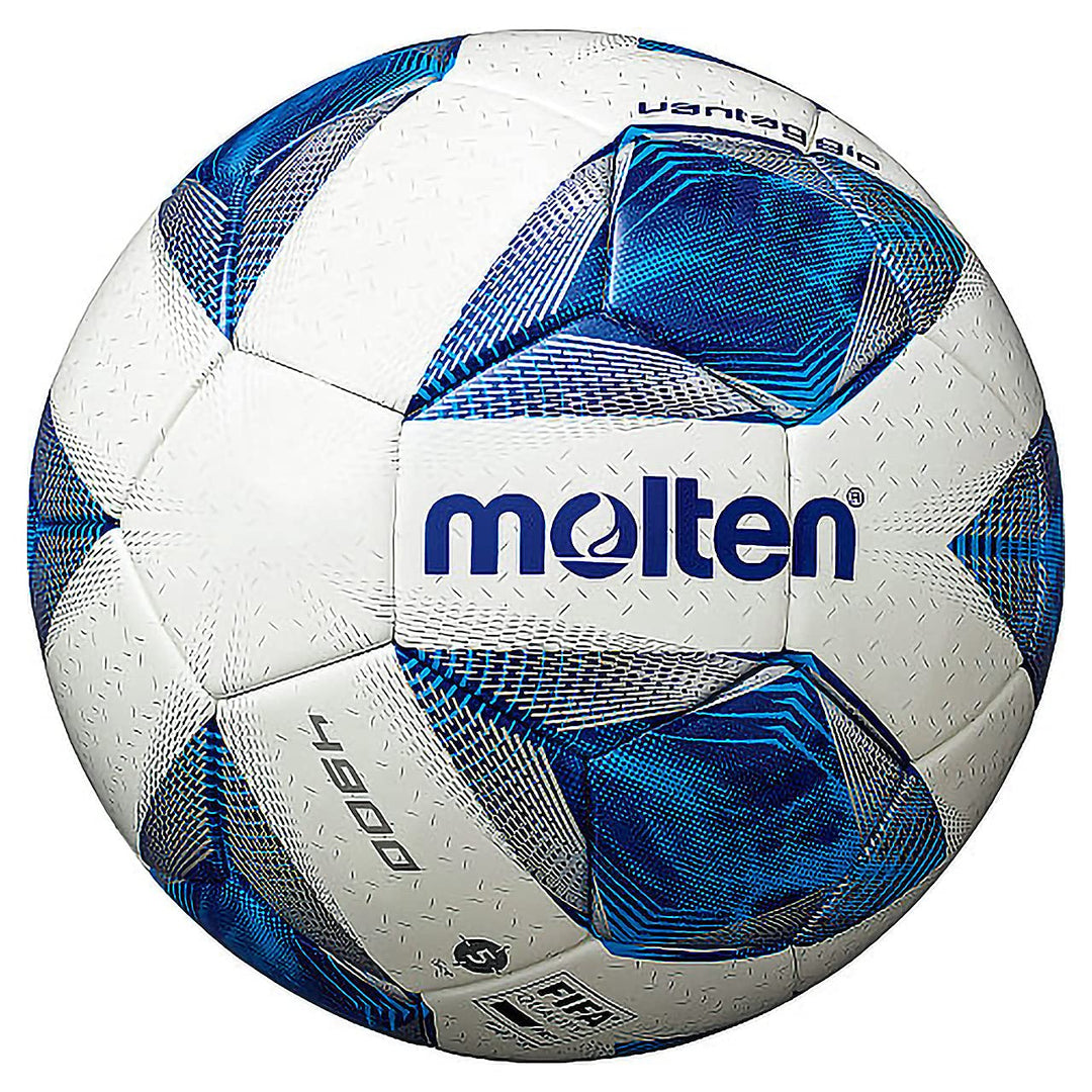Molten Wettspielball-F5A4900 weiss/blau/Silber 5