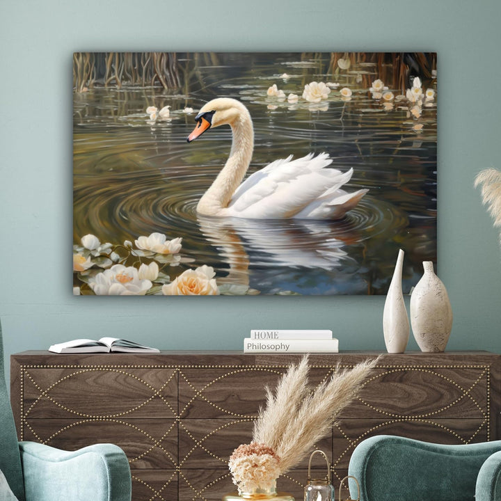 MuchoWow© Bilder Gross 120x80 cm XXL Wohnzimmer Deko Modern Wandbild Foto auf Leinwand Bild Schlafzi