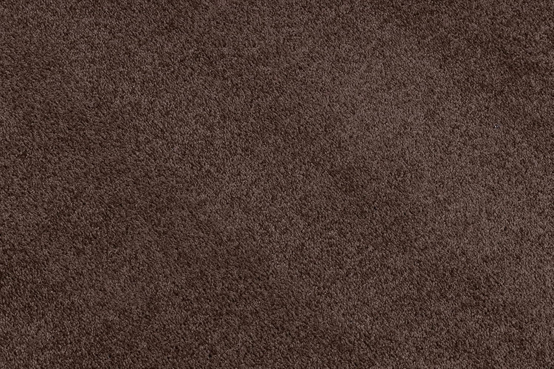 rugsx Einfarbiger Teppich Eton für Zimmer, Wohnzimmer, Schlafzimmer, Teppichboden Auslegware, braun,