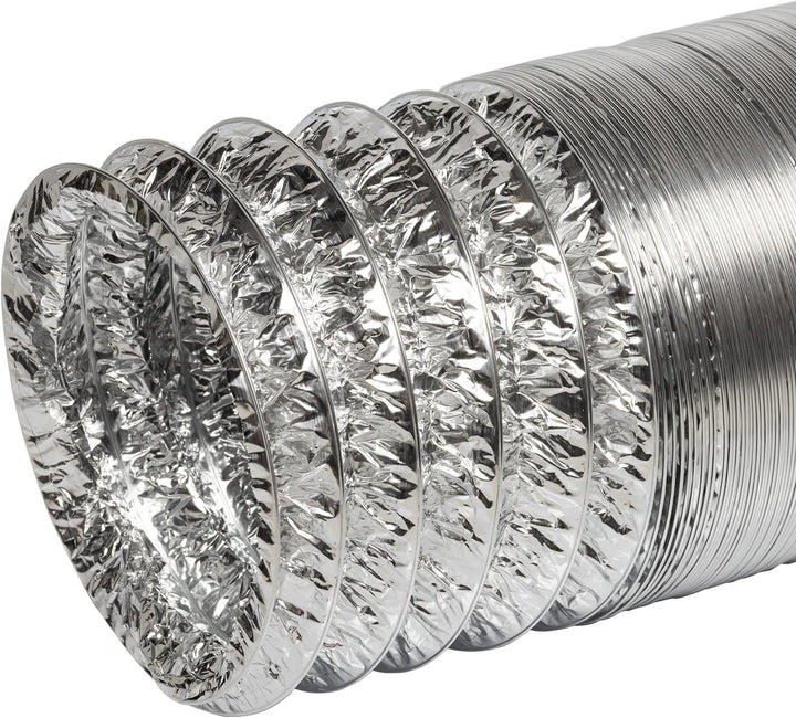 STERR Flexibler Schlauch für Lüftungskanäle 150 mm x 3 m - Abluftschlauch - Kanalschlauch für Heizun