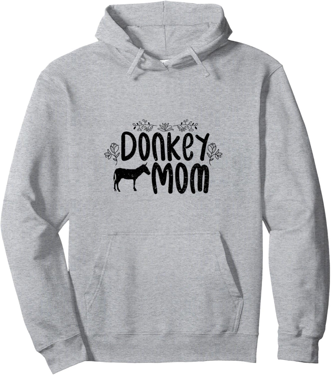 Muttertag: Donkey Mom - Esel Sprüche Pullover Hoodie