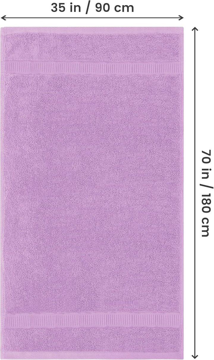 Utopia Towels Luxuriöses Jumbo-Badetuch, 2-teilig, 600 g/m², 100% ringgesponnene Baumwolle, sehr sau