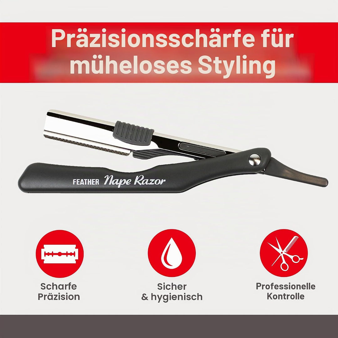 Feather FEATHER Nape Razor grau/schwarz, 1er Pack(1 x 31 g)
