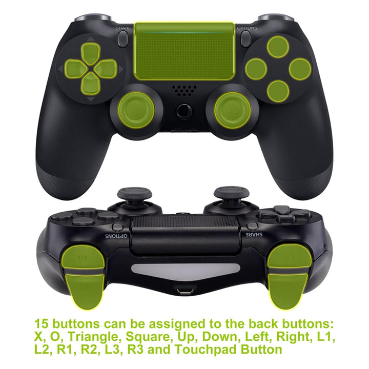 eXtremeRate DAWN2.0 FlashShot Trigger Stop Remap Kit für ps4 CUH-ZCT2 Controller,DIY-Ersatz Hülle Ge