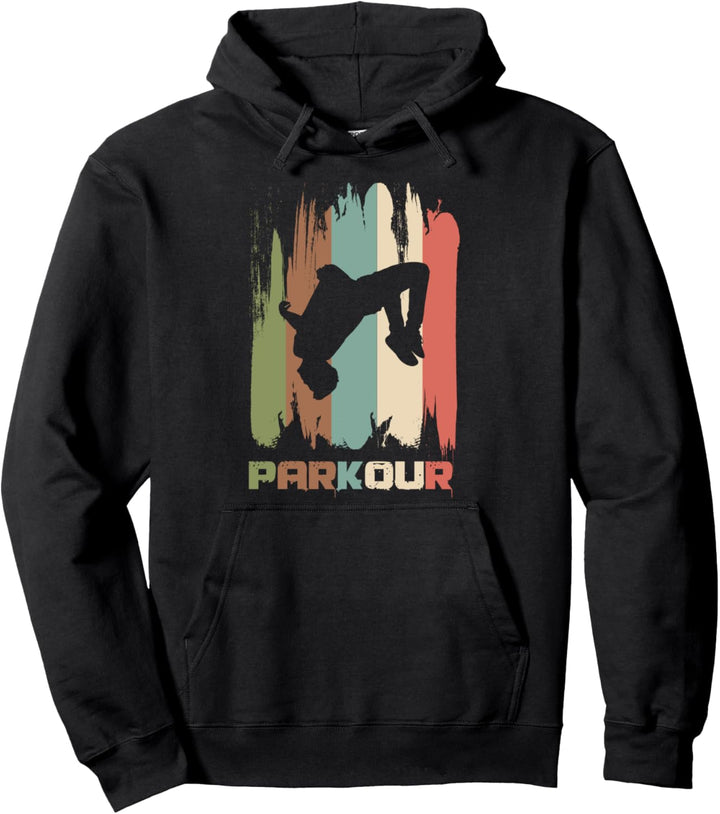 Parkour Retro Vintage Extremsport Strassensport Geschenk Pullover Hoodie