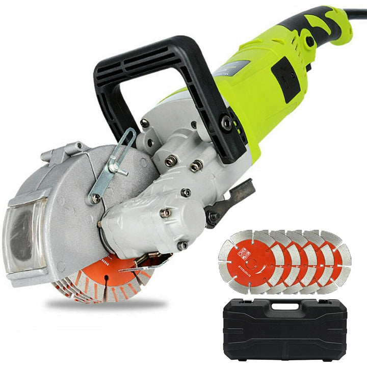 Mauernutfräse Schlitzfräse 4000W Schlitzmaschine Elektrische Wandfräse Mauerfräse Wall Chaser mit ab