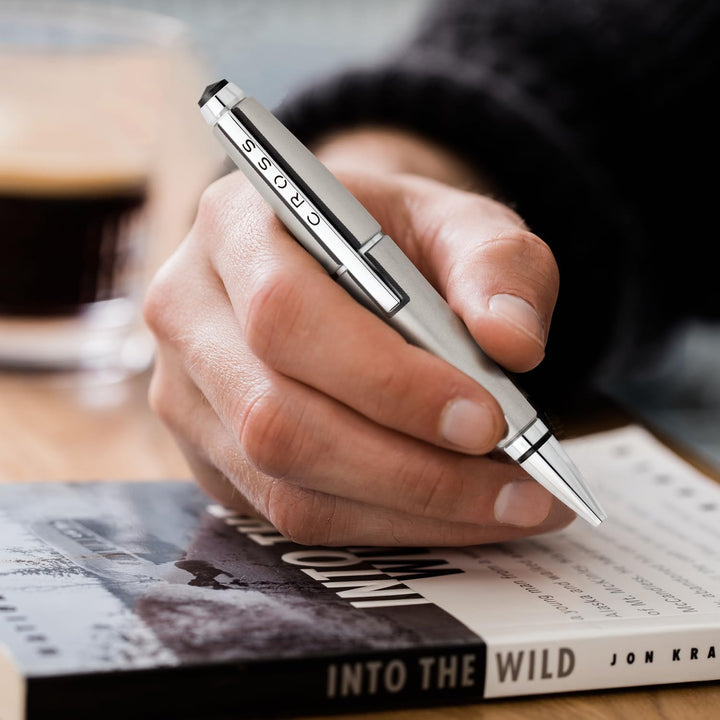 Cross Edge Rollerball (Strichstärke M, Schreibfarbe: schwarz, nachfüllbar, inkl. Premium Geschenkbox