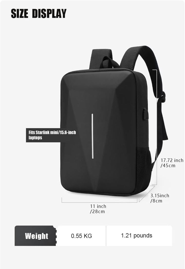Tasche für Starlink Mini – Aufbewahrungstasche für Starlink Dish und alles Zubehör – diebstahlsicher