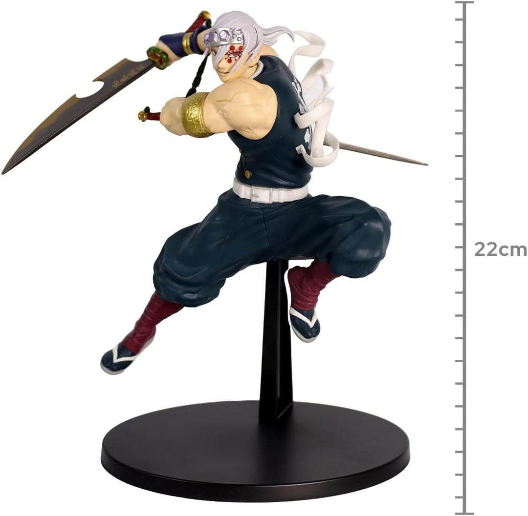 Demon Slayer Actionfigur Tengen Uzui 2 Vibrations Stars aus Kunststoff, von Bandai.