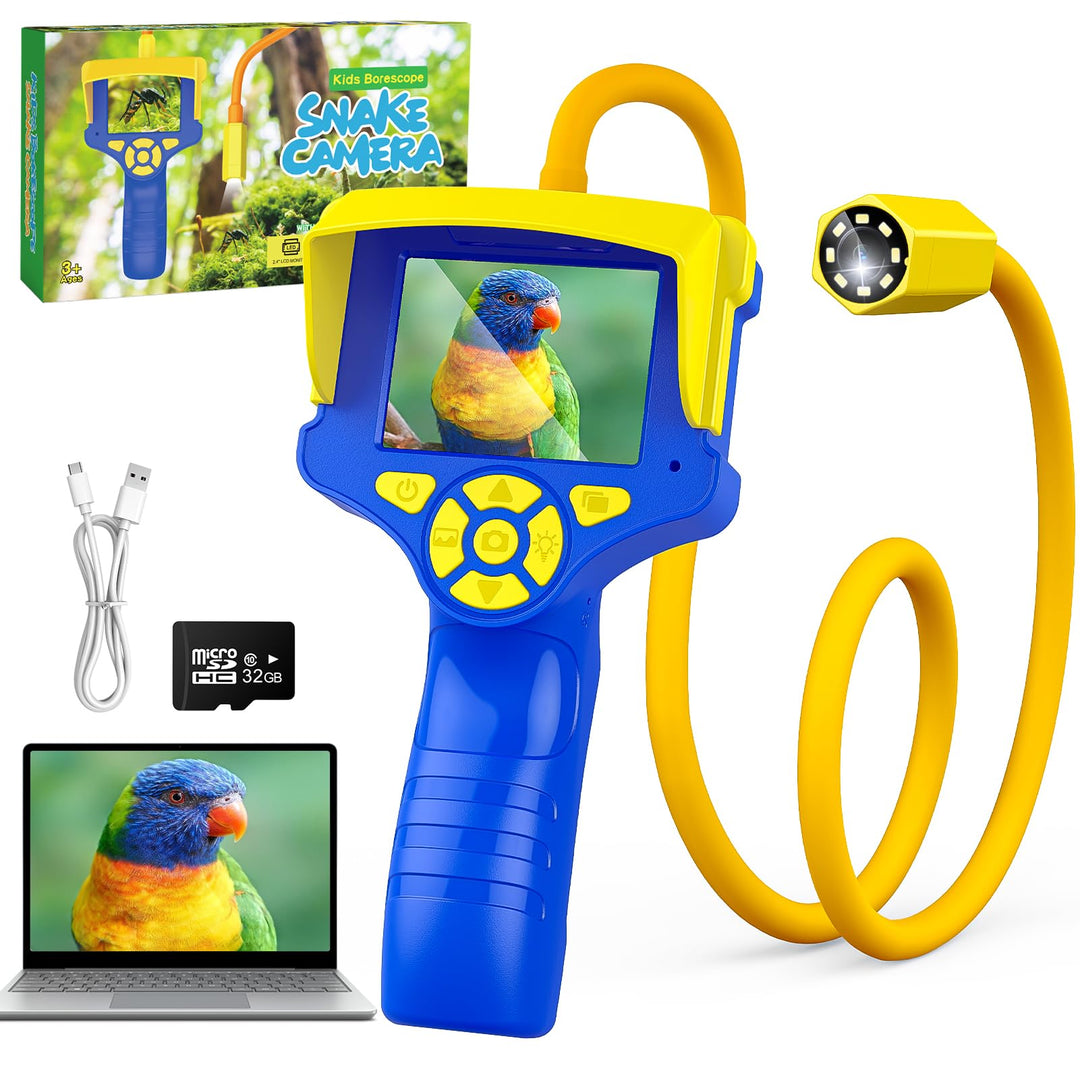 Endoskopkamera für Kinder - Outdoor Explorer Spielzeug für Junge ab 3-10 Jahre - 2,4 Zoll Display, 2
