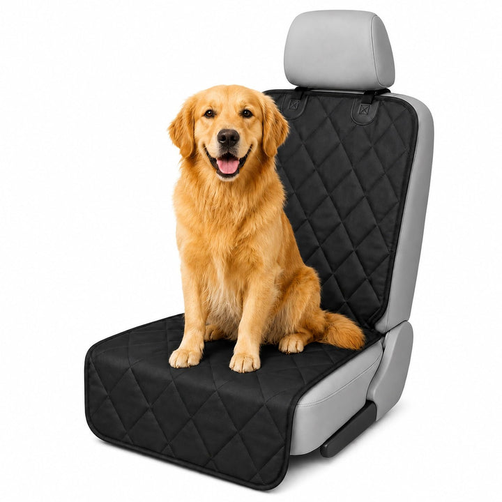 GOOGO Autositzschoner für Hunde Vordersitz, Wasserdichter Dog Front Seat Cover aus 600D Oxford Stoff