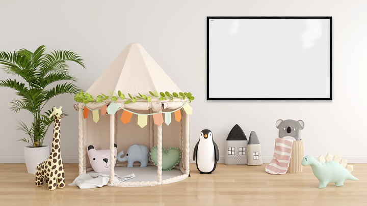 ALLboards Whiteboard mit schwarzem Rahmen 90x60cm Magnettafel Weiss Magnetisch, Trocken Abwischbar