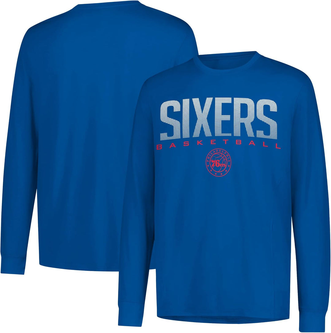 UNK NBA Herren T-Shirt Athletic Quick Dry Long Sleeve Tee Shirt VLM0291F-TC Philadelphia 76ers S Tea