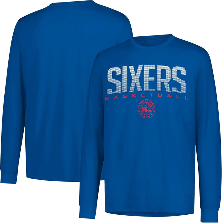 UNK NBA Herren T-Shirt Athletic Quick Dry Long Sleeve Tee Shirt VLM0291F-TC Philadelphia 76ers S Tea