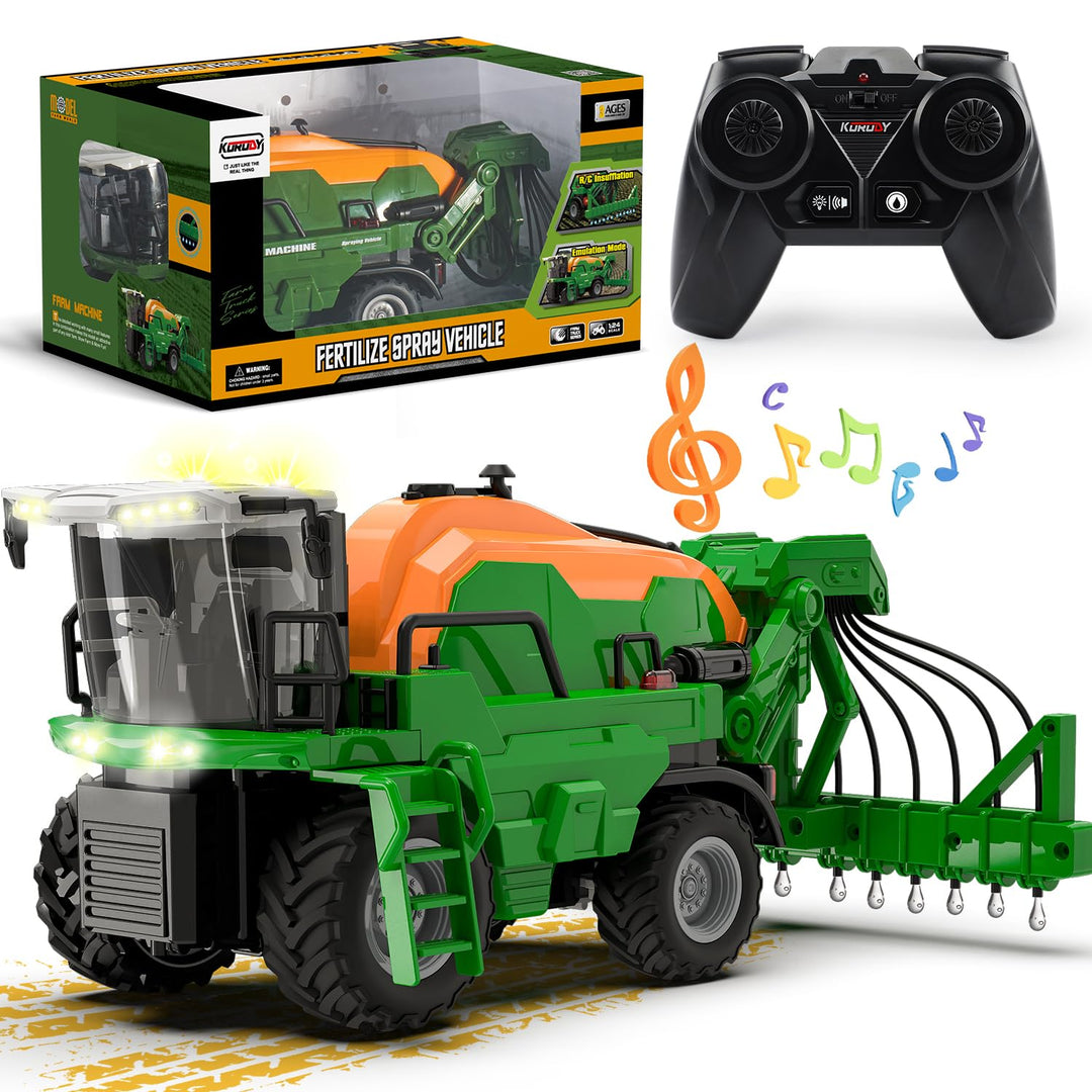 Ferngesteuerter Traktor Ferngesteuert, Trecker Ferngesteuert Traktor Spielzeug ab 3 Jahre, Traktor m