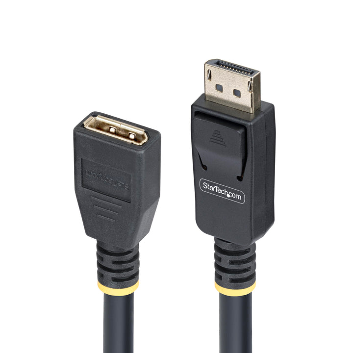 StarTech 3m DisplayPort 1.4 Verlängerungskabel, 8K 60Hz, St/Bu, Schwarz